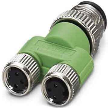 Phoenix Contact Y-Verteiler/Verbinder M12/2xM8,3pol. SAC-3P-M12Y/2XM 8FS