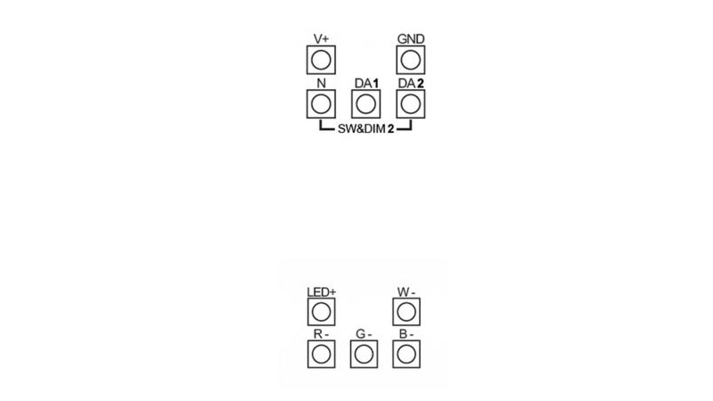 Lunatone LED-Dimmer DALI RGBW CV 16A Hutschiene