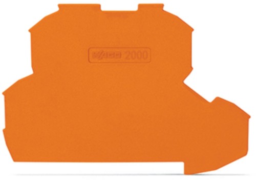 WAGO GmbH & Co. KG 2L-Abschlussplatte orange 2000-2292 - 2000-2292