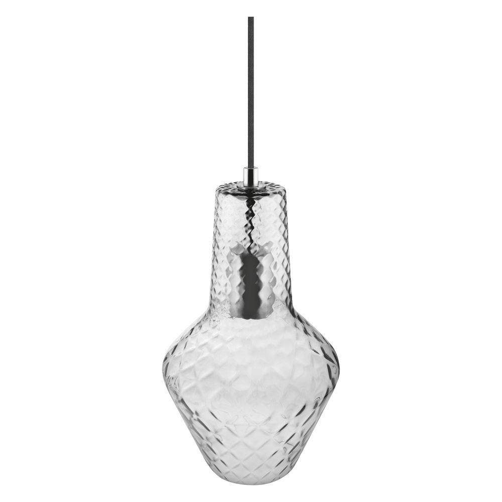Ledvance LED pendant luminaire Vintage 1906 Carved PENDANT BOTTLE Glass Smoke