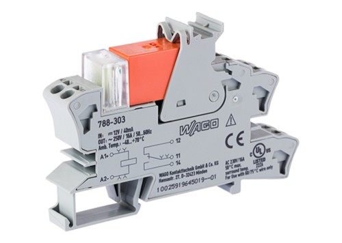 WAGO GmbH & Co. KG Stecksockel m.Relais 1W, 12V DC/16A 788-303 - 788-303