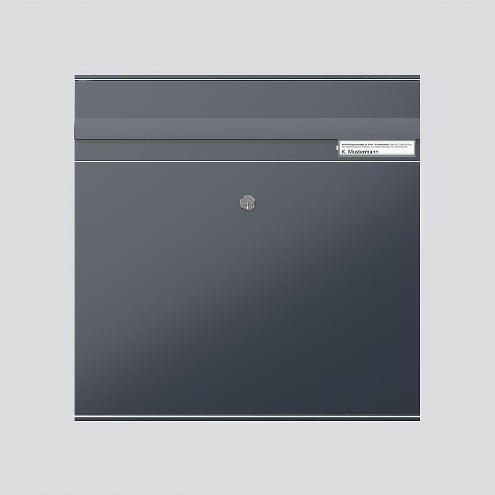 Siedle&Söhne Briefkasten-Modul anthrazitgrau BKM 611-4/4-0 AG