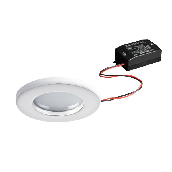 Brumberg recessed LED downlightset, IP65, switchable, white - 38149073