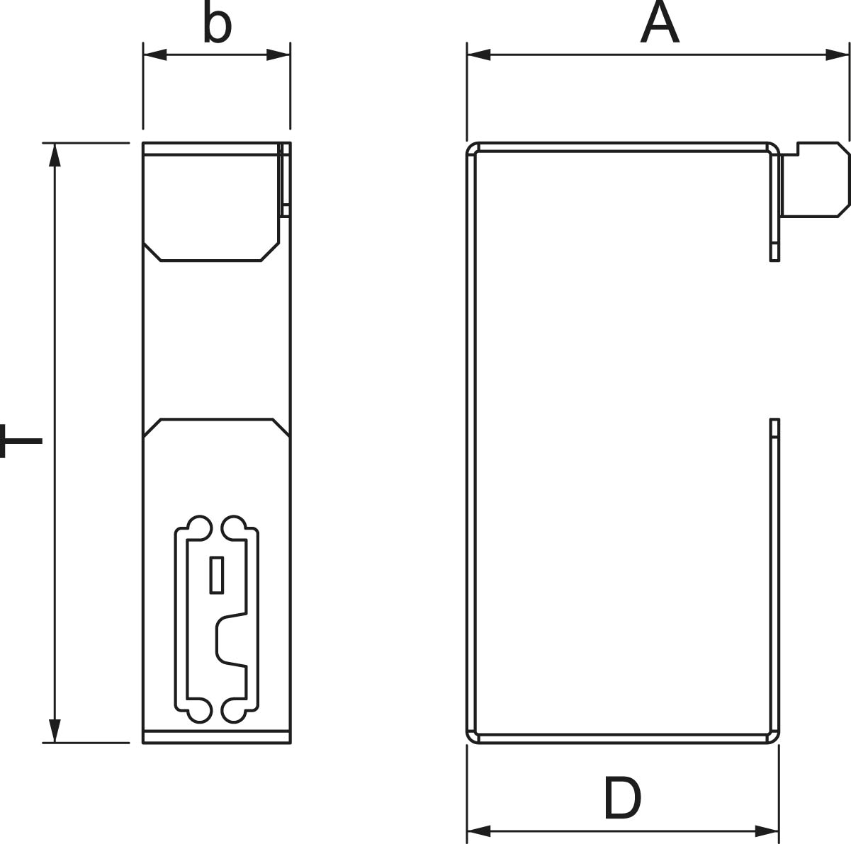 OBO Bettermann Vertr Installationsbügel 70x110mm BSKM-BW 0711 - 7216370