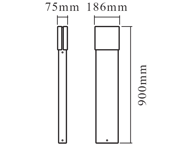 Ledvance Dekorative LED-Außenleuchte ENDURA STYLE ELLIPSE 900 13 W DG