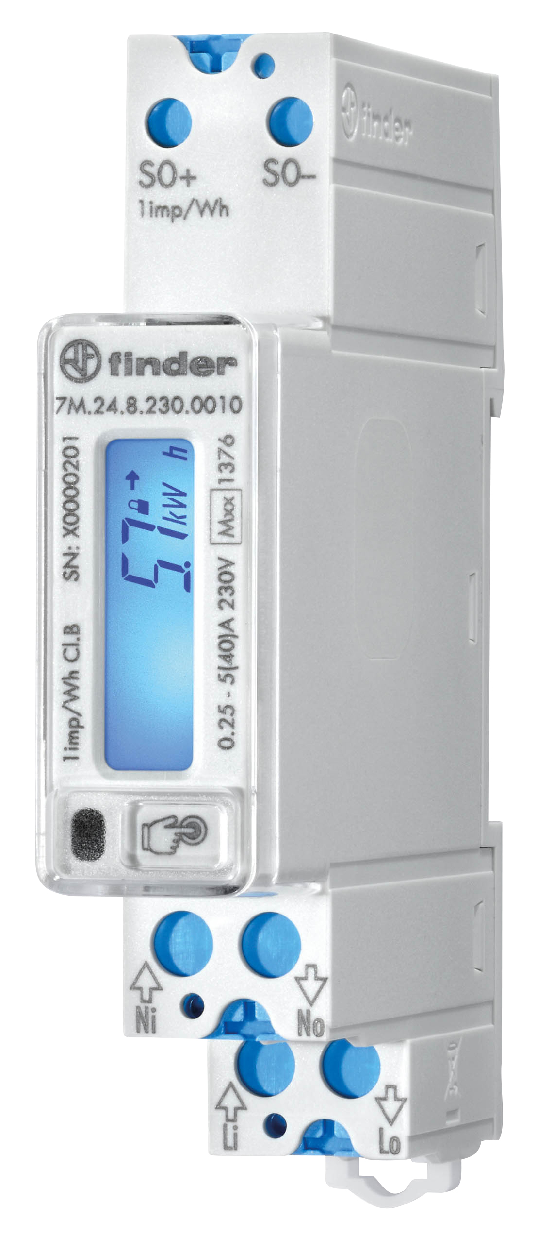 Finder Energiezähler MID 7M.24.8.230.0010