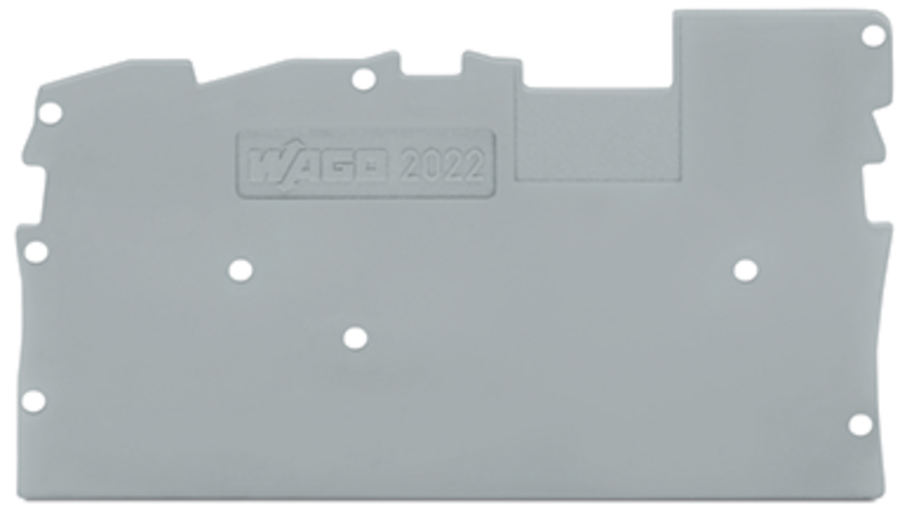 WAGO GmbH & Co. KG Abschlussplatte grau 2022-1391