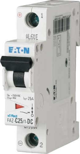 Eaton Leitungsschutzschalter C 10A DC, 1p FAZ-C10/1-DC - 279126