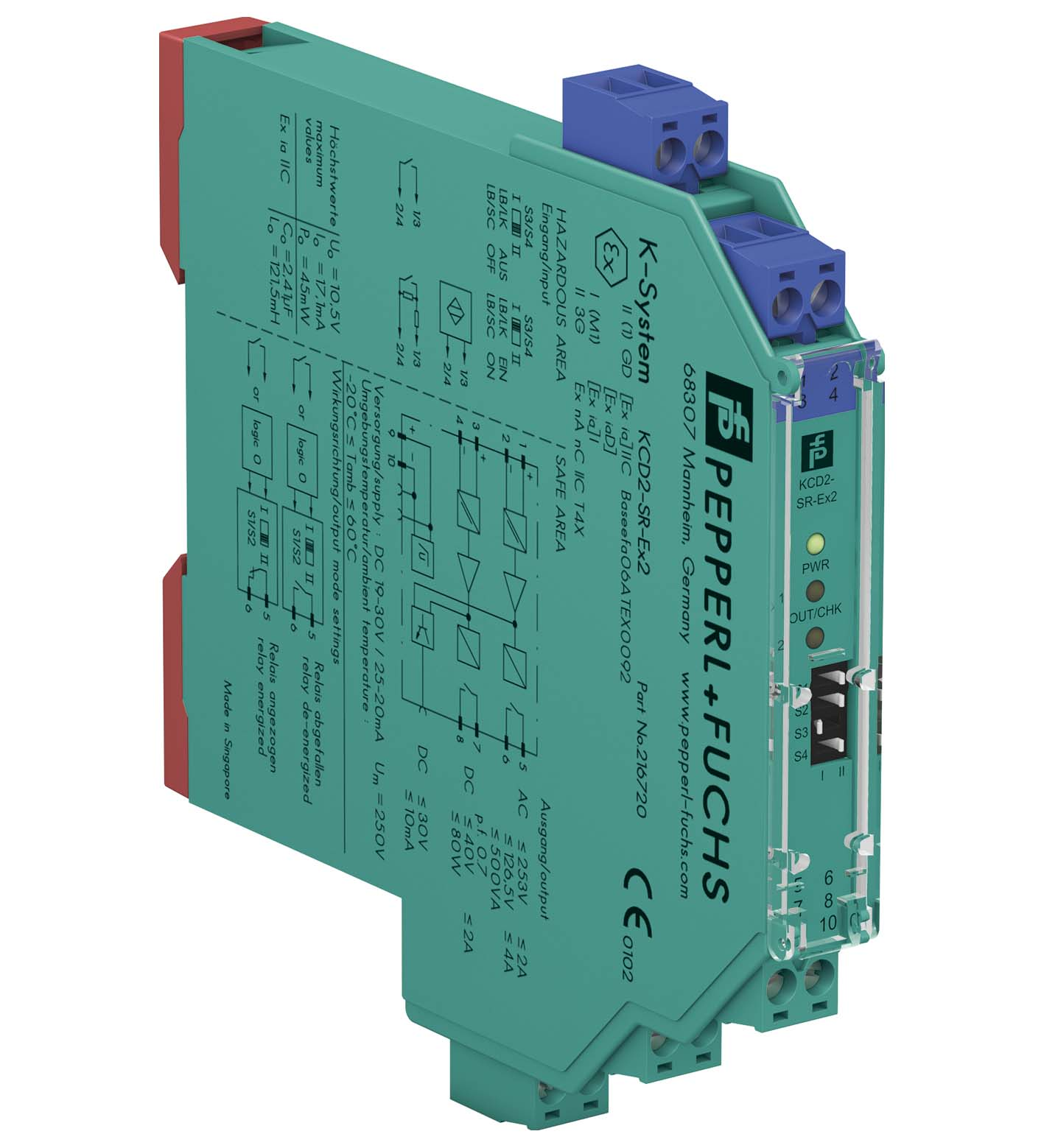 Pepperl+Fuchs Fabrik Schaltverstärker KCD2-SR-EX2