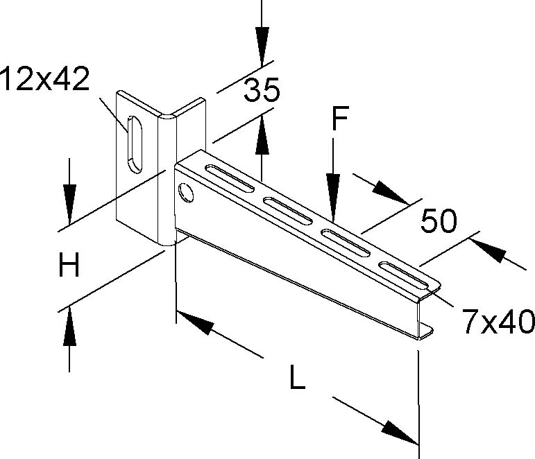 Niedax Ausleger KTU 300