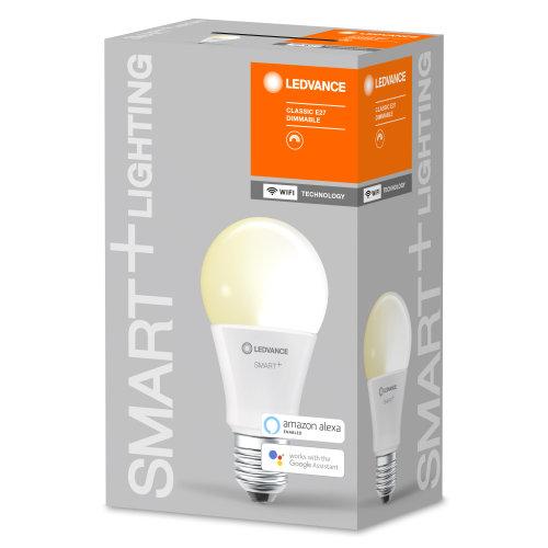 Ledvance LED-Leuchtmittel SMART+ WiFi Classic Dimmable 60  9 W/2700 K E27  - 4058075485358