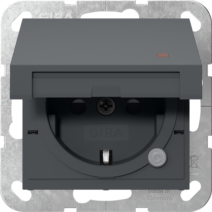 Gira Steckdose KD Anthrazit 455228 günstig online kaufen