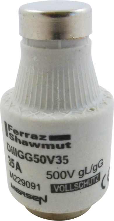 Mersen D-Sicherungseinsatz DIII gG 35A/500V DIIIGG50V35 - C214063 Mersen D-Sicherungseinsatz DIII gG 35A/500V DIIIGG50V35 - C214063