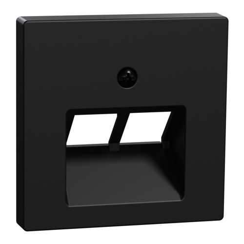 Merten Zentralplatte 2f sw matt f. UAE-Einsatz MEG4522-0403 - MEG4522-0403