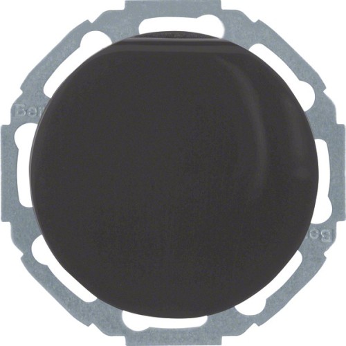 Berker SCHUKO-Steckdose sw/gl m. Klappdeckel 47442045 - 47442045 günstig online kaufen