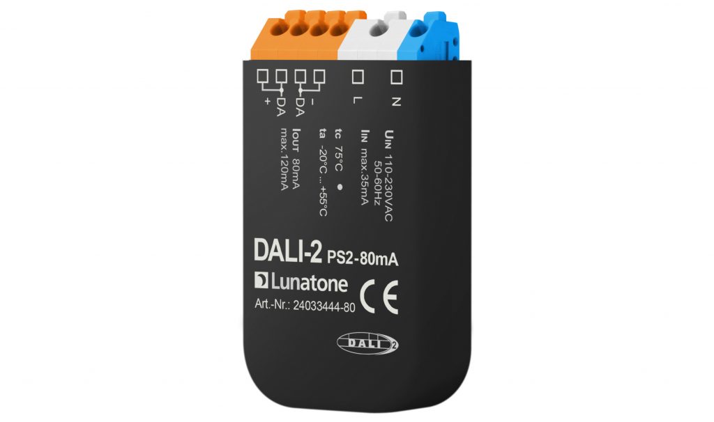 Lunatone DALI Busversorgung DALI PS2 80 mA - 24033444-80