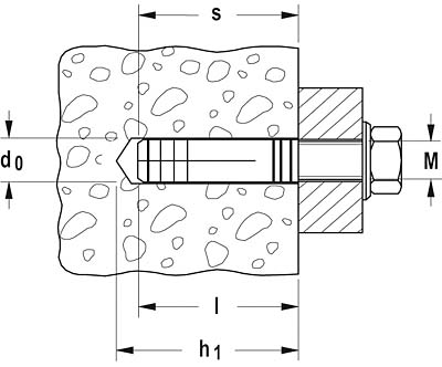 Fischer Deutschl. Messingdübel MS 6x24 - 78660