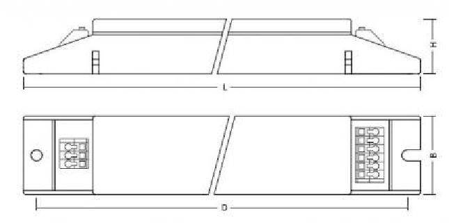 Hadler EVG Luxtronic Linear VI 1/2x58W