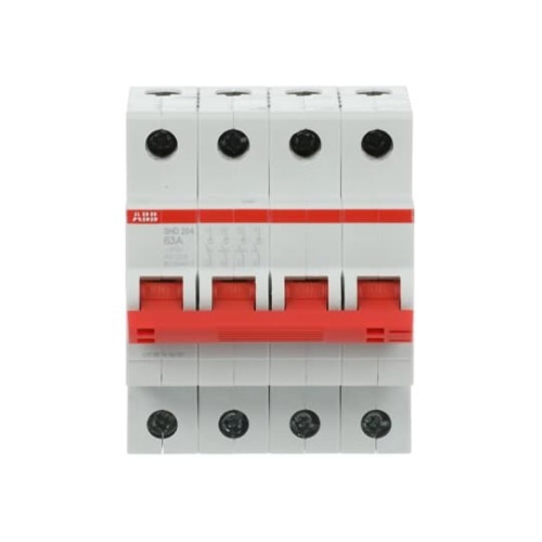 ABB Stotz S&J Lasttrennschalter 4-polig, 63A SHD204/63 - 2CDD274111R0063
