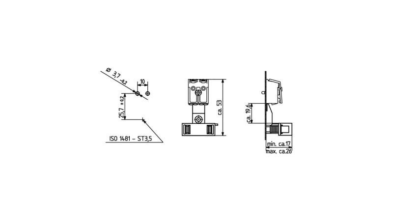 BJB Strain relief for terminal block 46.412 46.412.-371.50