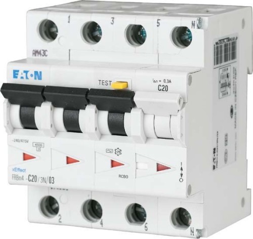 Eaton FI/LS Kombination,20A,3mA LS-Charakterisk C FRBM4-C20/3N/003-A - 171000