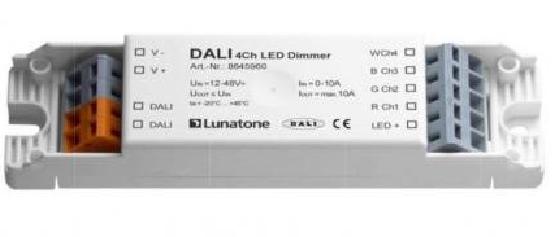 Lunatone LED-Dimmer DALI 4Ch LED Dimmer CV 10A