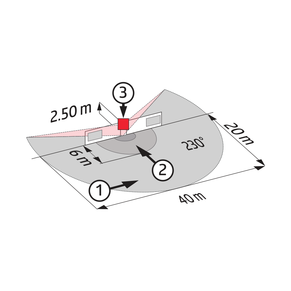 BEG Brück Electronic Bewegungsmelder weiß RC-plus next N230 ws - 93331