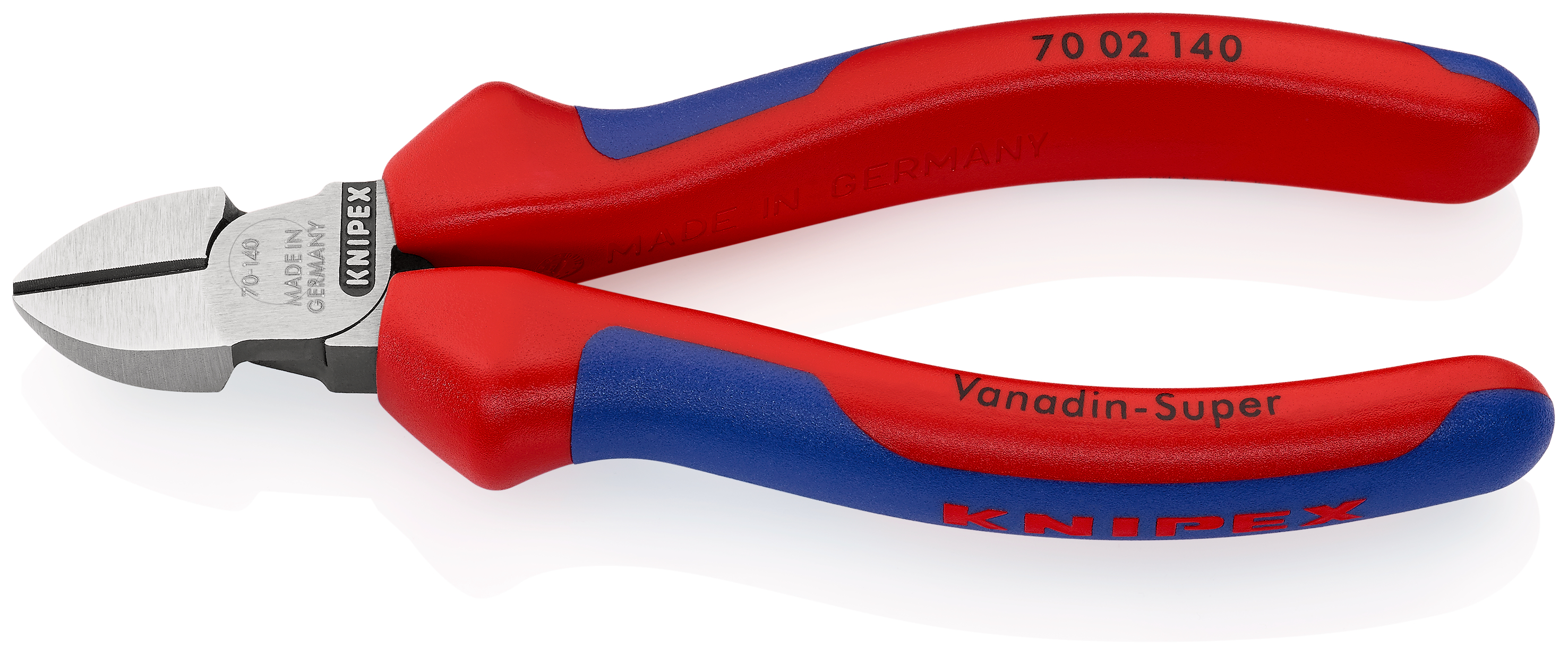 Knipex-Werk Seitenschneider schwarz, 140mm 70 02 140