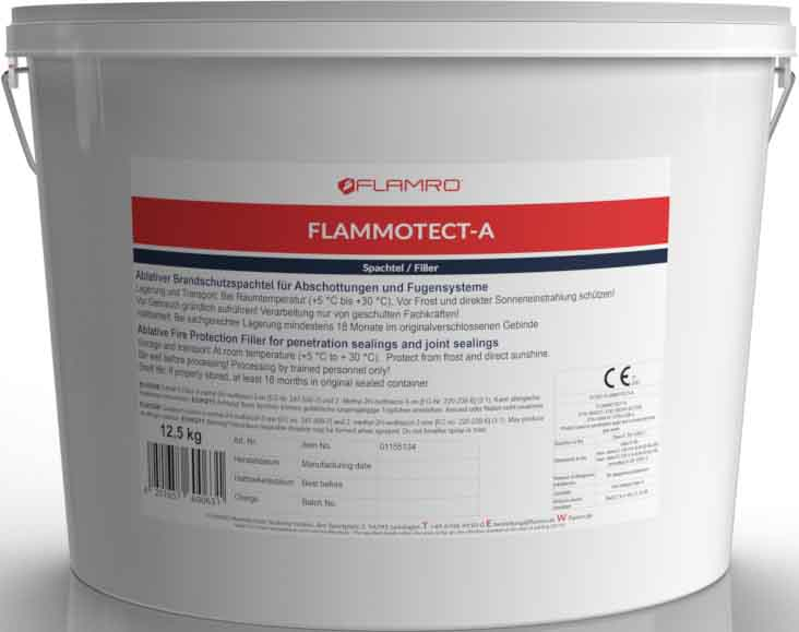 FLAMRO Brandschutz Abl. Brandschutzbesch. Spachtel 12,5kg 01155134