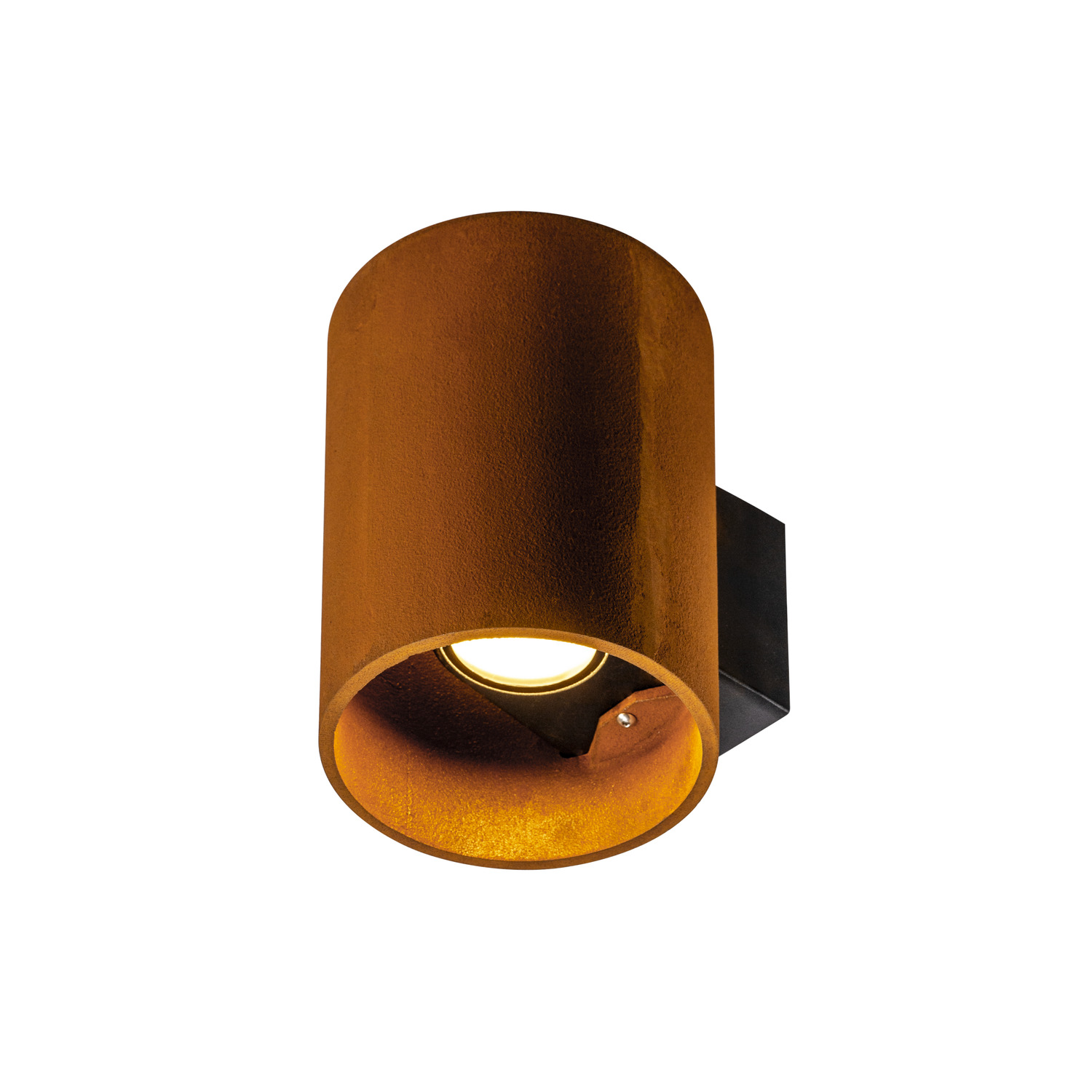 SLV RUSTY© UP/DOWN, Outdoor LED Wandaufbauleuchte rund rost CCT switch 3000/4000K - 1004651