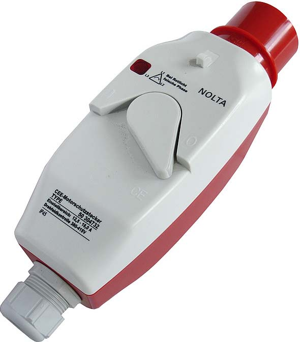 Nolta Motorschutzstecker 16A, 5pol. 4,0-6,3A 50 304229