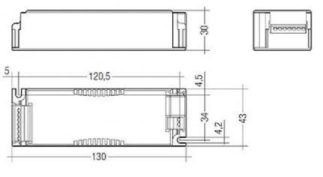 Tridonic LED-Treiber LCA 10W 150-400mA one4all SC PRE