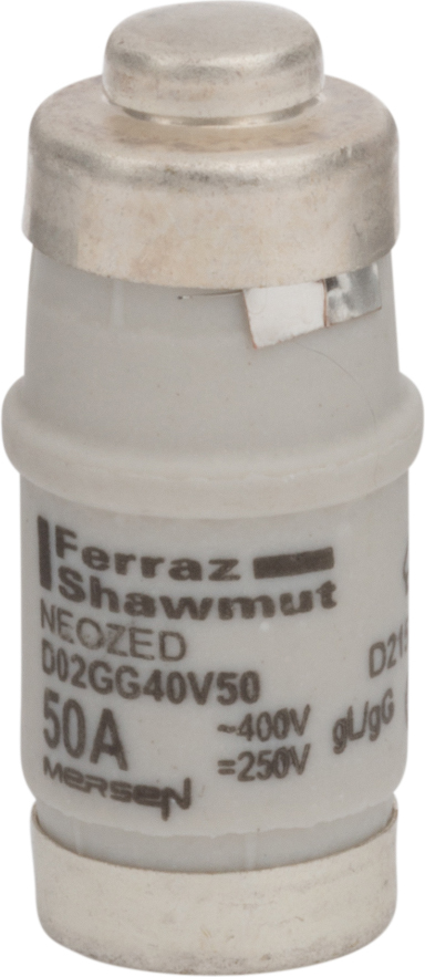 Mersen Sicherungseinsatz NEOZED D02 gG 50A/400V D02GG40V50 - D215191 Mersen Sicherungseinsatz NEOZED D02 gG 50A/400V D02GG40V50 - D215191