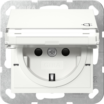 Gira Steckdose KD+BSF Reinweiß 455727 günstig online kaufen
