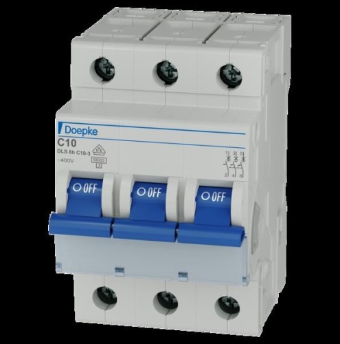Doepke Leitungsschutzschalter DLS 6H C10-3 6KA - 09914291