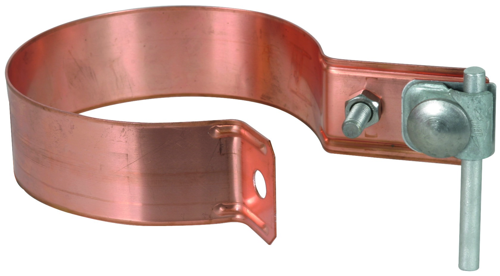 DEHN Regenrohrschelle D 100mm Cu-St/tZn ZMRRS100KB610CUSTTZN