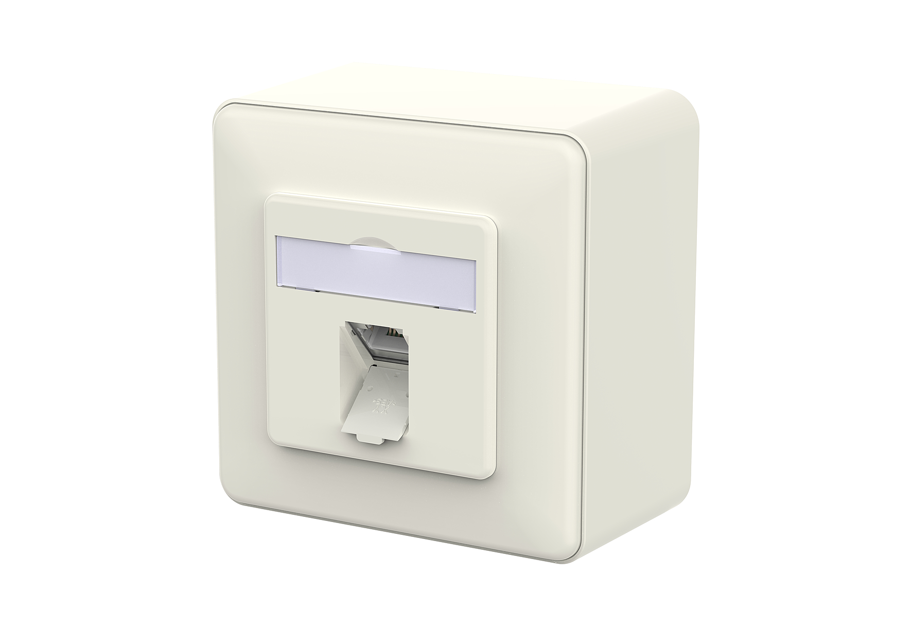 Metz Connect RJ45 Anschlussdose IDC reinweiß 130D370002-I