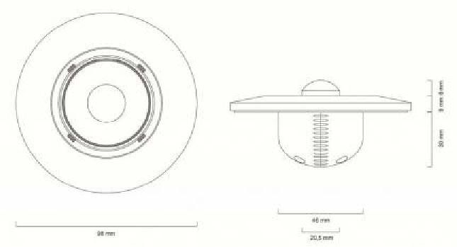 Lunatone Light Management Combi Sensor Module DALI CS