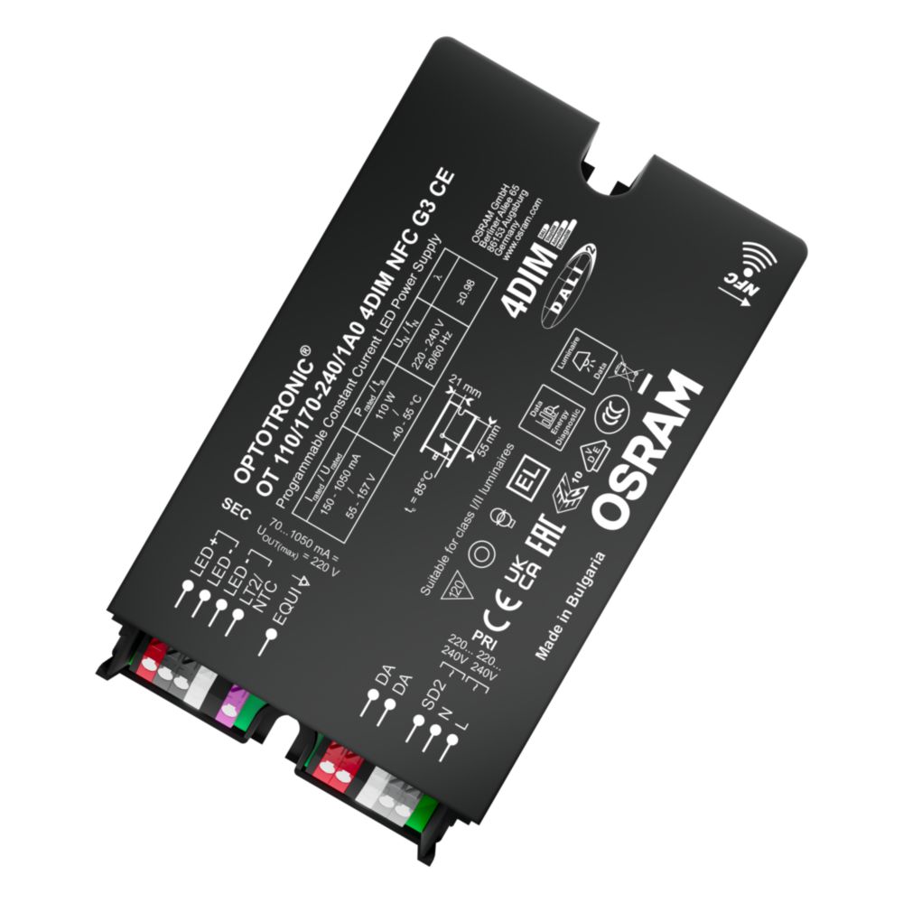 Osram LED-Treiber OT 110/170-240/1A0 4DIM NFC G3 CE - 4062172219037
