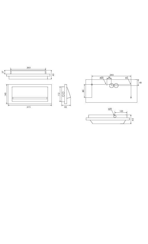 RP-Technik LED-Sicherheitsleuchte SC, 3h ZAW013SC-COOL