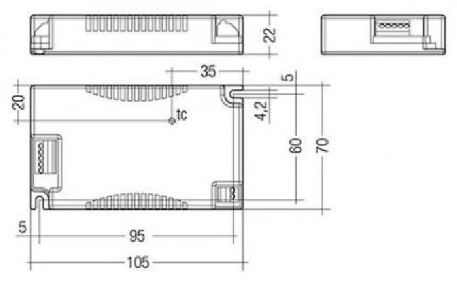 Tridonic LED-Driver LC 10W 150-400mA flexC C EXC