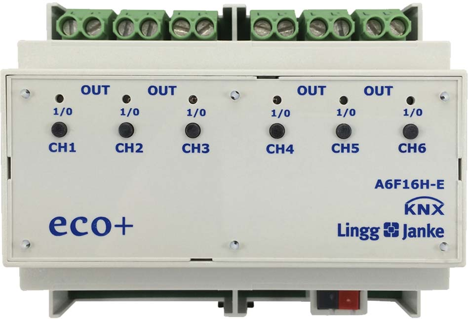 Lingg&Janke Schaltaktor 6-fach 16A A6F16-E A6F16H-E