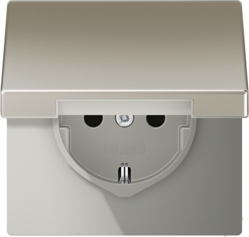 Jung SCHUKO Steckdose 16A 250V , Edelstahl ES 1521 KL - ES1521KL günstig online kaufen