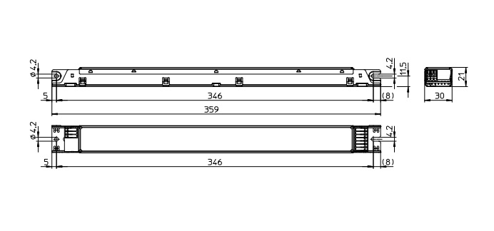 Vossloh Schwabe LED driver EDXd 170/24.081 220-240V – 187058.02