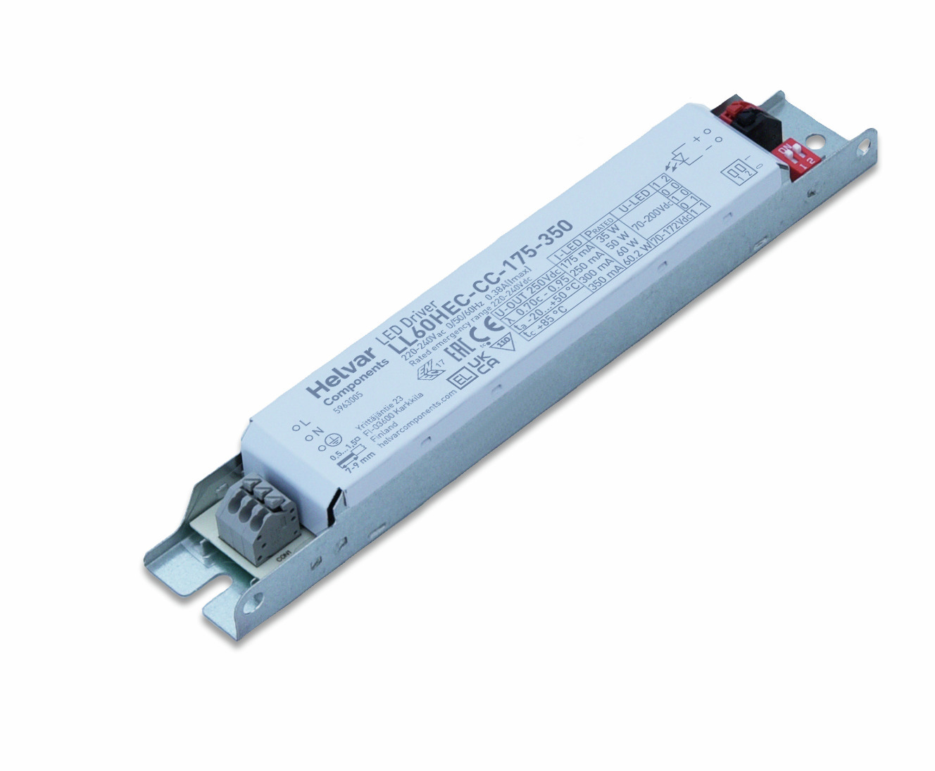 Helvar LED-Treiber LL60HEC-CC-175-350 - 5963005