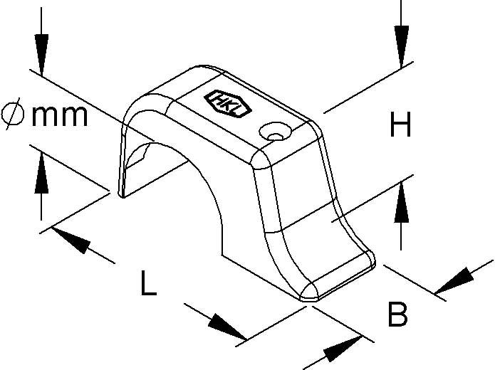 HKL Top-Nagelschelle gr 1-fach 7-11 1566