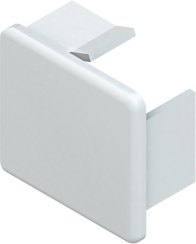 HKL Endstück gr 30x30 RAL7030 E3030.1
