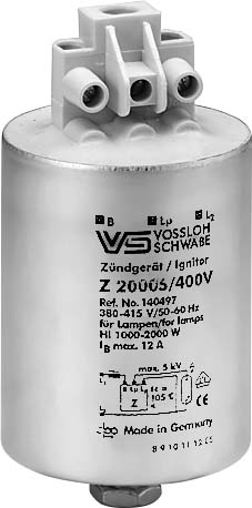 Houben Überlagerungszündgerät 1000-2000W 400V 140497 Houben Überlagerungszündgerät 1000-2000W 400V 140497