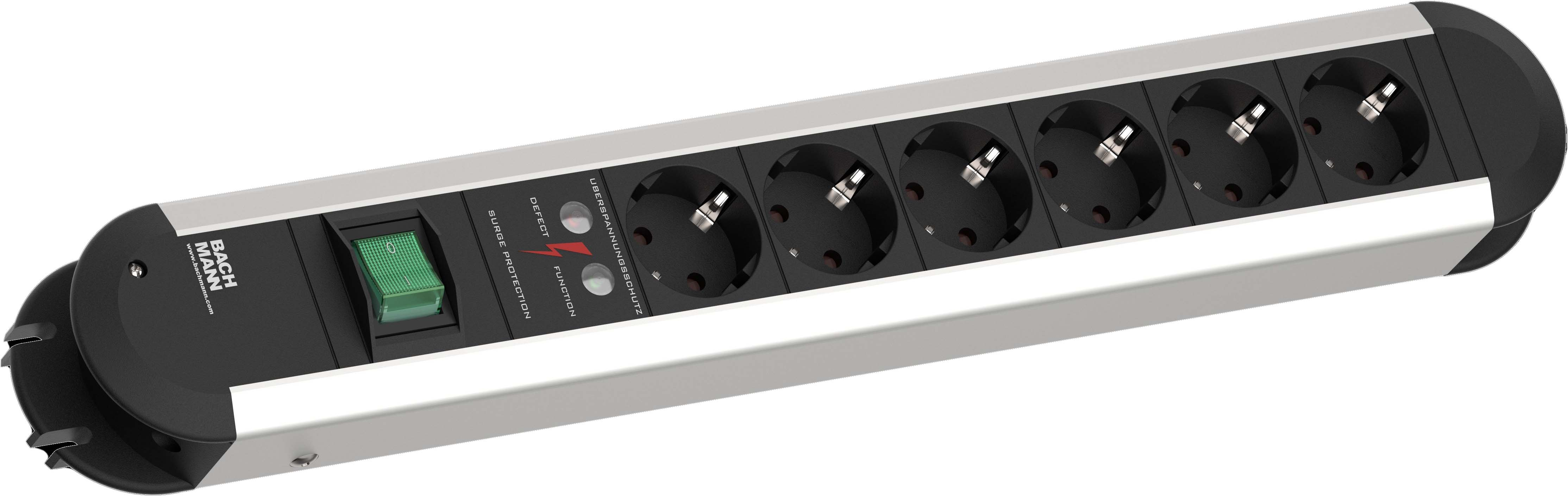 Bachmann Steckdosenleiste 6f. mit Schalter 331.013 günstig online kaufen