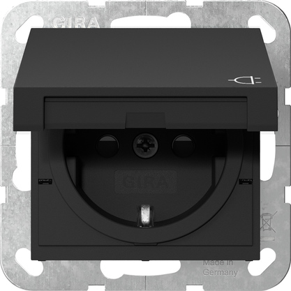 Gira Steckdose KD Schwarz m 4414005 günstig online kaufen